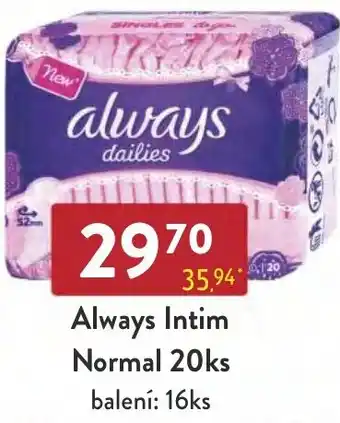 Qanto Always Intim Normal 20ks nabídka