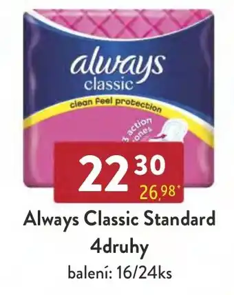 Qanto Always Classic Standard 4druhy nabídka