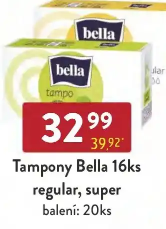Qanto Tampony Bella 16ks regular, super nabídka