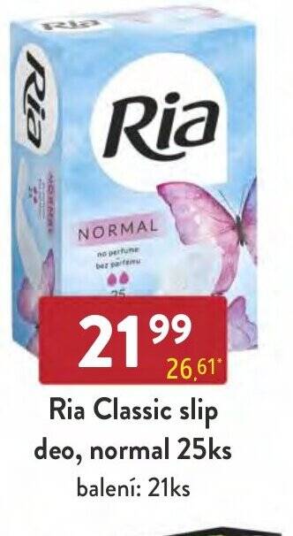 Qanto Ria Classic slip deo, normal 25ks nabídka