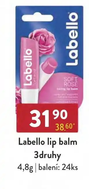 Qanto Labello lip balm 3druhy nabídka
