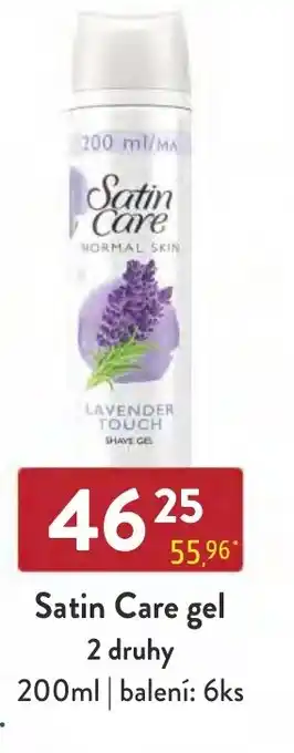 Qanto Satin Care gel 2 druhy nabídka