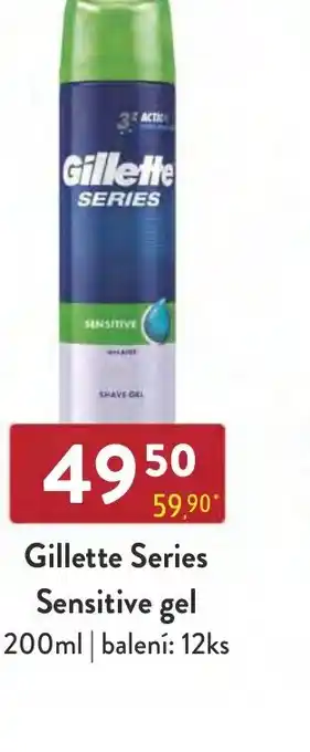 Qanto Gillette Series Sensitive gel nabídka