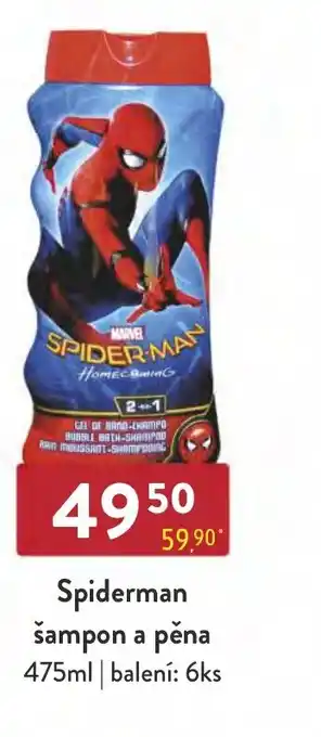 Qanto Spiderman šampon a pěna nabídka