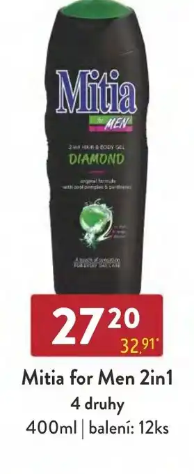 Qanto Mitia for Men 2in1 4 druhy nabídka