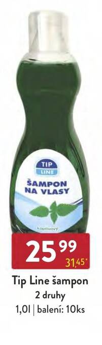 Qanto Tip Line šampon 2 druhy 1,0l nabídka
