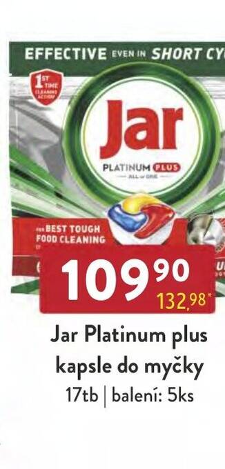 Qanto Jar Platinum plus kapsle do myčky 17tb nabídka
