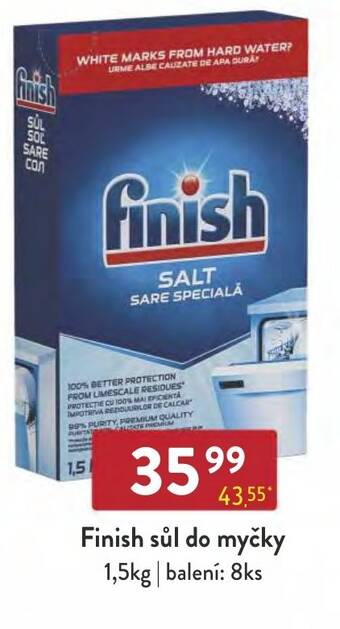 Qanto Finish sůl do myčky 1,5kg nabídka