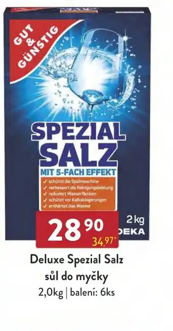 Qanto Deluxe Spezial Salz sůl do myčky 2,0kg nabídka