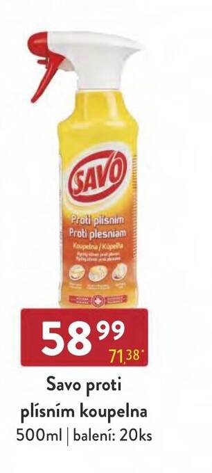 Qanto Savo proti plísním koupelna 500ml nabídka
