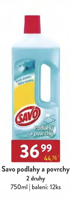 Qanto Savo podlahy a povrchy 2 druhy nabídka