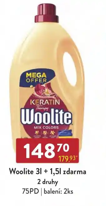 Woolite 3l+ 1,5l zdarma 2 druhy