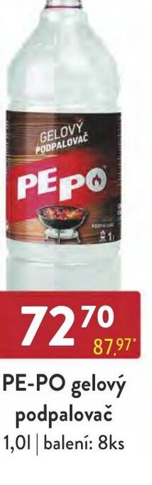 Qanto PE-PO gelový podpalovač nabídka