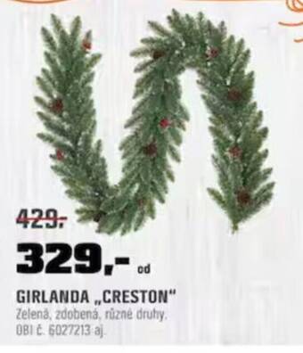 OBI GIRLANDA ,,CRESTON nabídka