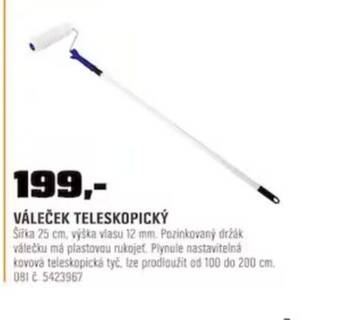 OBI VÁLEČEK TELESKOPICKÝ nabídka