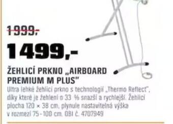 OBI ŽEHLICÍ PRKNO ,,AIRBOARD PREMIUM M PLUS nabídka