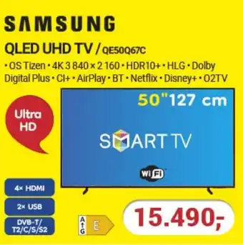 Planeo Elektro SAMSUNG QLED UHD TV/QE50Q67C nabídka