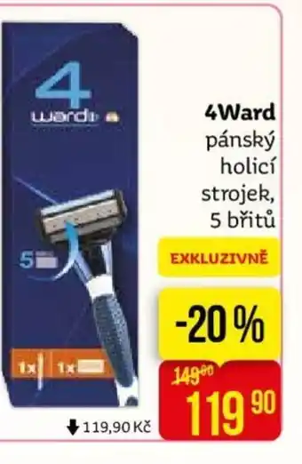 Teta 4Ward pánský holicí strojek, 5 břitů nabídka