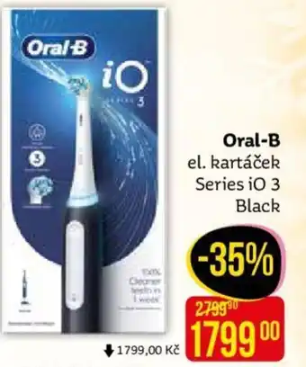 Teta Oral-B el. kartáček Series iO 3 Black nabídka