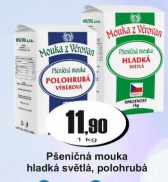 Adam Pšeničná mouka hladká světlá, polohrubá nabídka