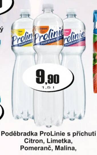 Adam Poděbradka ProLinie s příchutí Citron, Limetka, Pomeranč, Malina, nabídka