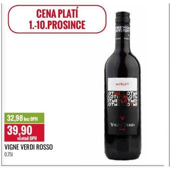 Ratio VIGNE VERDI ROSSO nabídka