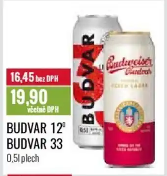 Ratio BUDVAR 12 BUDVAR 33 nabídka