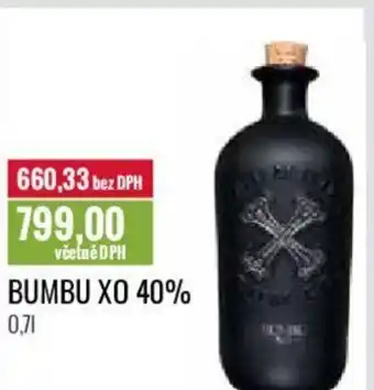 Ratio BUMBU XO 40% 0,7 l. nabídka