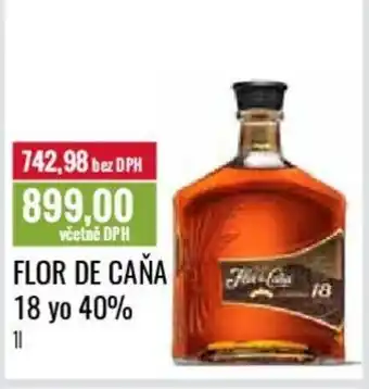 Ratio FLOR DE CANA 18 yo 40% 1 l. nabídka