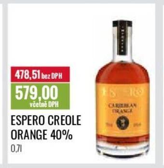 Ratio ESPERO CREOLE ORANGE 40% 0,7 l. nabídka