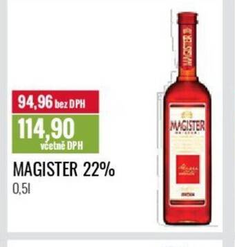 Ratio MAGISTER 22% 0,5 l. nabídka