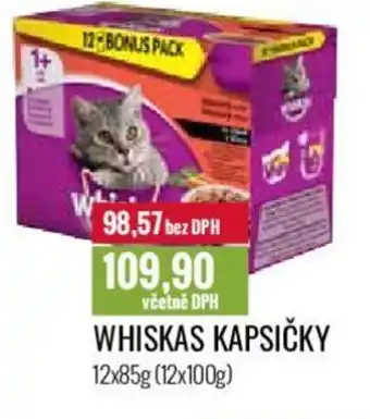 Ratio WHISKAS KAPSIČKY nabídka