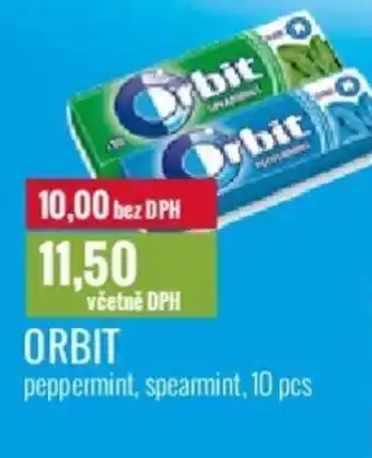 Ratio ORBIT peppermint, spearmint, 10 pcs nabídka