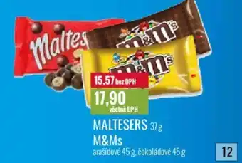 Ratio MALTESERS 37 g M&Ms nabídka