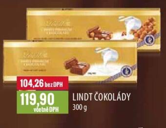 Ratio LINDT ČOKOLÁDY 300g nabídka