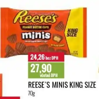 Ratio REESE'S MINIS KING SIZE 70g nabídka