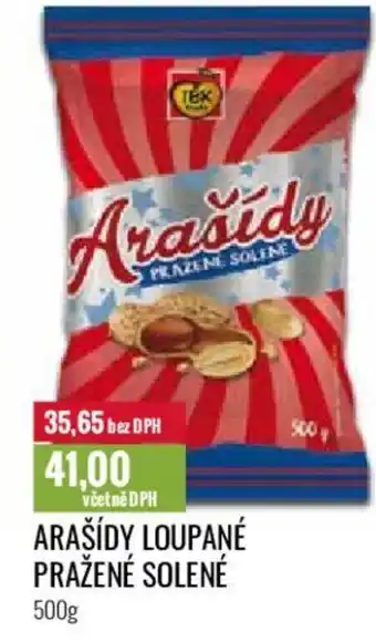 Ratio ARAŠÍDY LOUPANÉ PRAŽENÉ SOLENÉ 500g nabídka