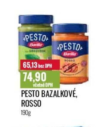 Ratio PESTO BAZALKOVÉ, ROSSO nabídka