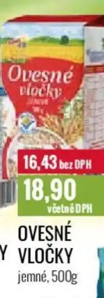 Ratio OVESNÉ VLOČKY jemné, 500g nabídka