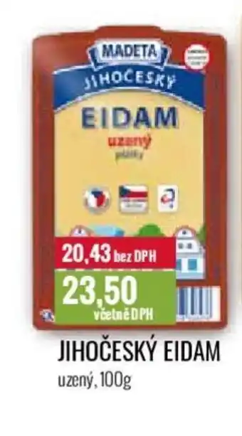 Ratio JIHOČESKÝ EIDAM uzený, 100g nabídka