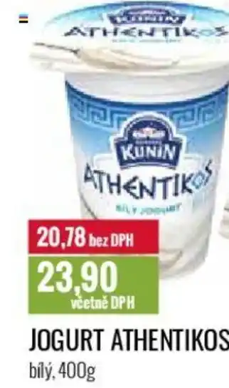 Ratio JOGURT ATHENTIKOS bílý, 400g nabídka