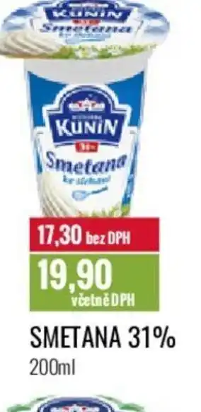 Ratio SMETANA 31% nabídka