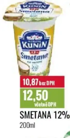 Ratio SMETANA 12% 200ml nabídka