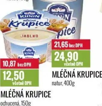 Ratio MLÉČNÁ KRUPICE nabídka