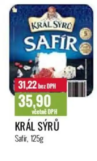 Ratio KRÁL SÝRŮ Safír, 125g nabídka