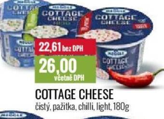 Ratio COTTAGE CHEESE čistý, pažitka, chilli, light, 180g nabídka