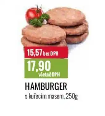 Ratio HAMBURGER s kuřecím masem, 250g nabídka