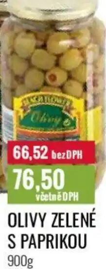 Ratio OLIVY ZELENÉ S PAPRIKOU 900g nabídka