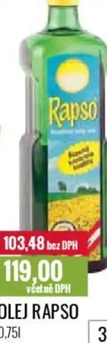 Ratio OLEJ RAPSO 0,75L nabídka