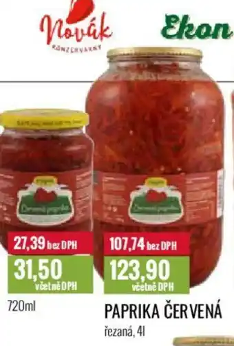 Ratio PAPRIKA ČERVENÁ nabídka